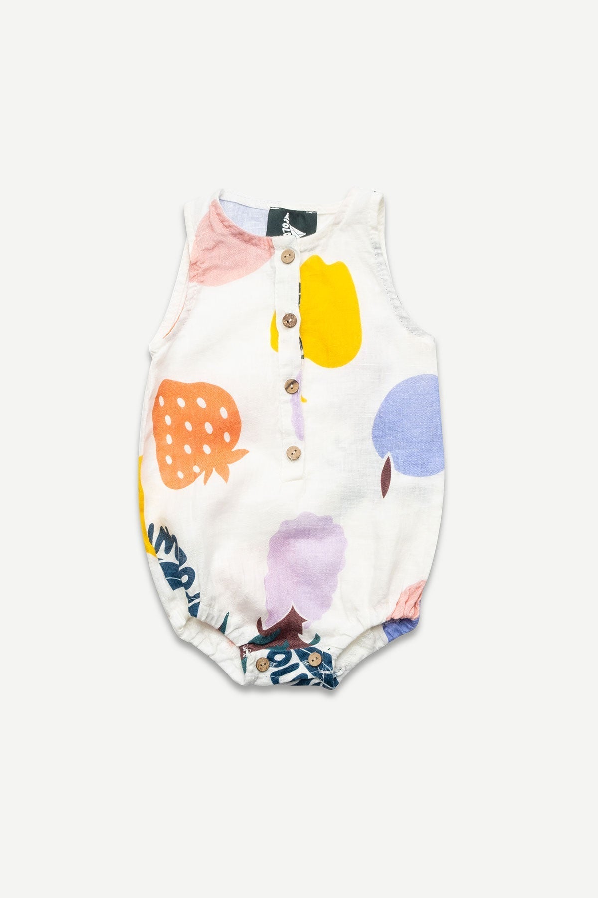Bebé Tank Onesie Lino Fruit Salad - Polonio