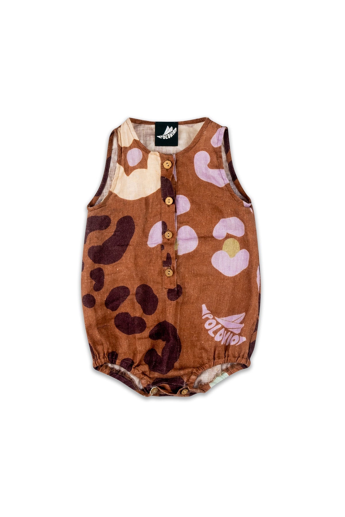 Bebé Tank Onesie Lino Spotted - Polonio