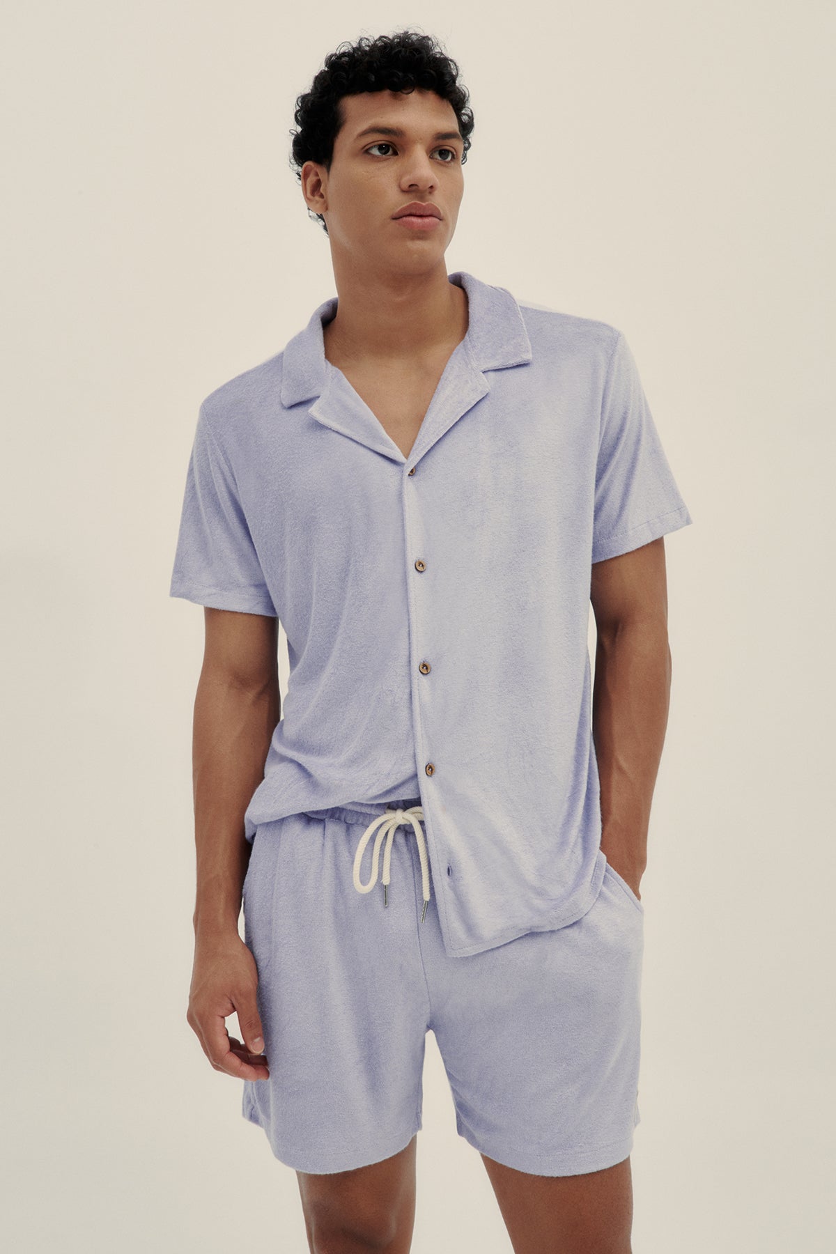 Camisa Terry Lavanda - Polonio