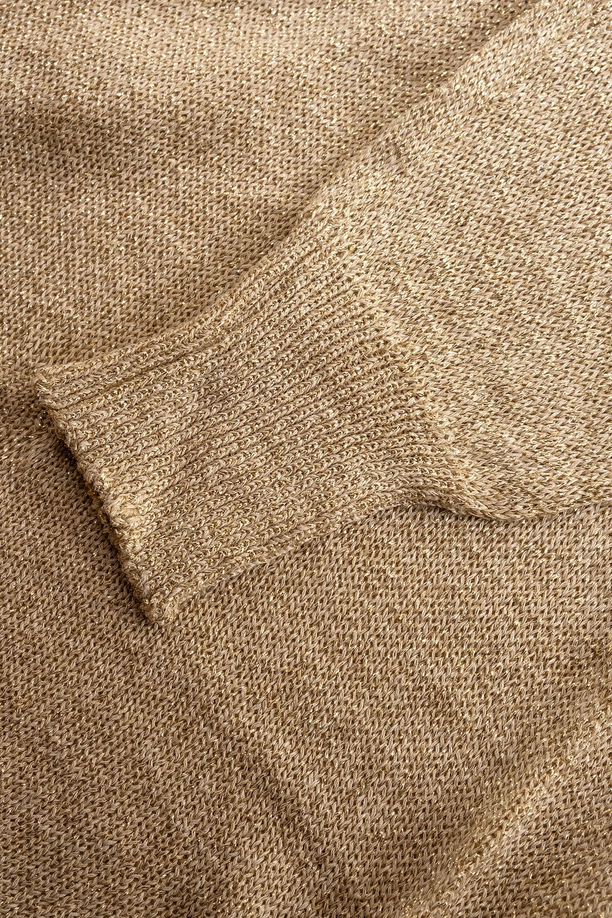 Jersey Lu Ring de Lurex Oro - Polonio