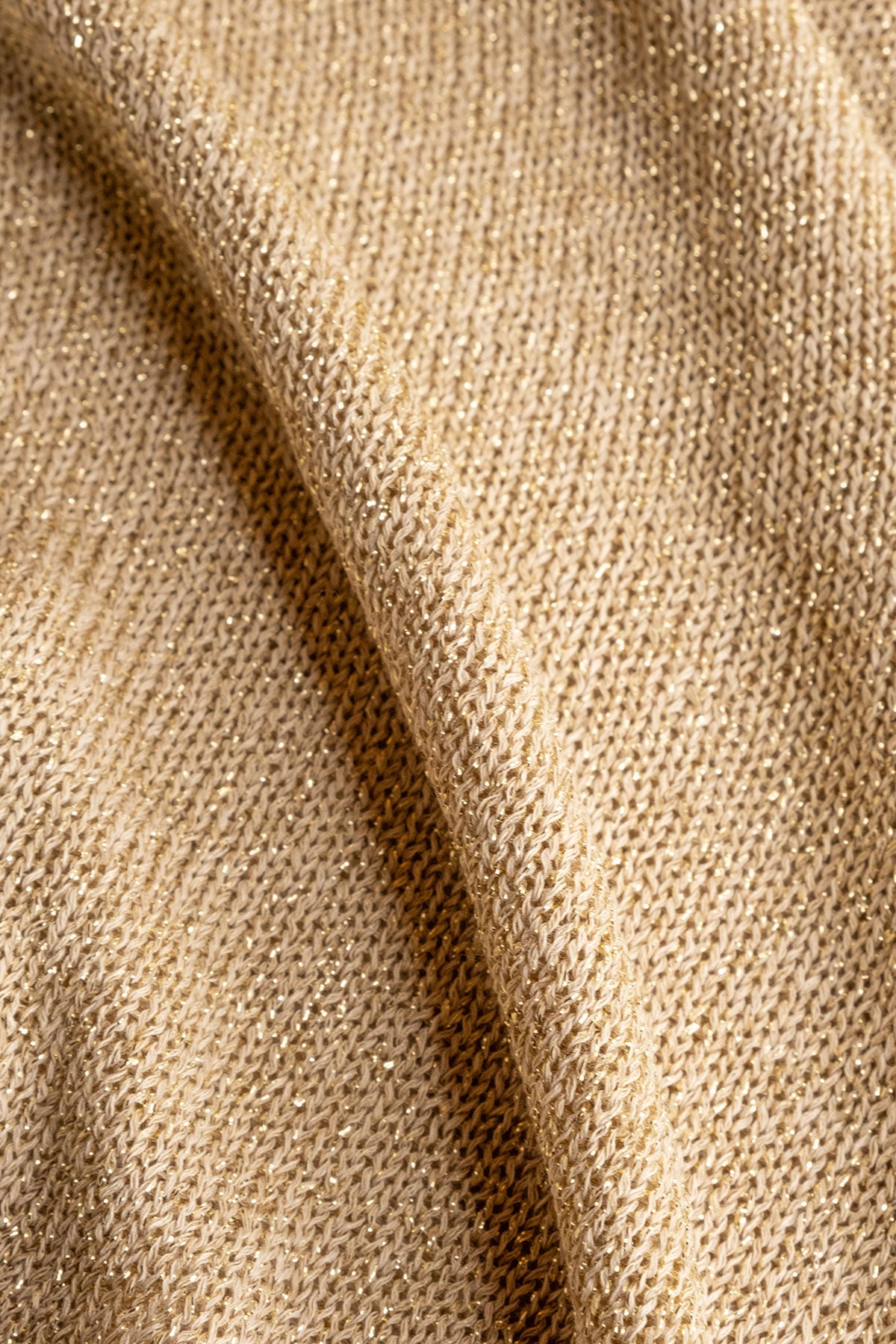 Jersey Lu Ring de Lurex Oro - Polonio
