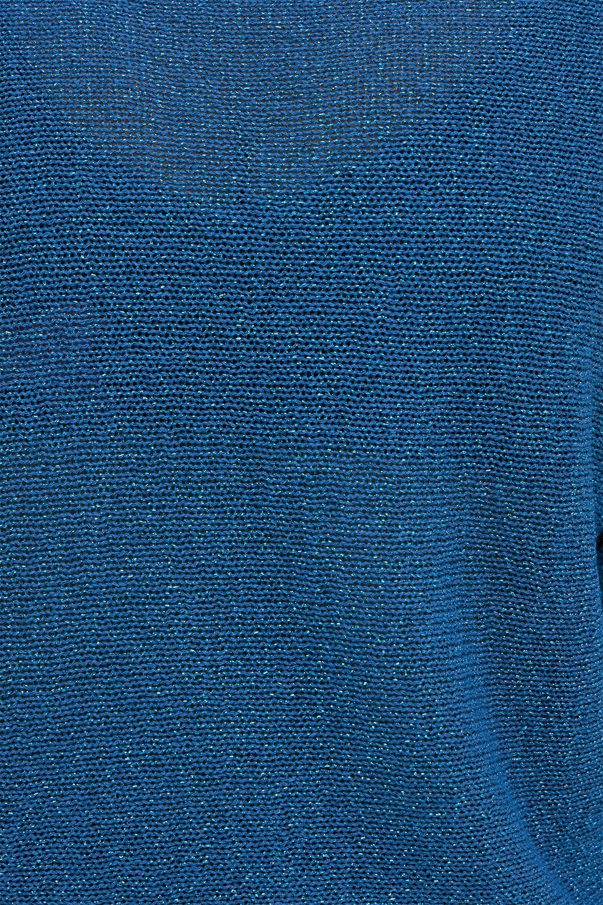 Jersey Lu Ring de Lurex Azul - Polonio