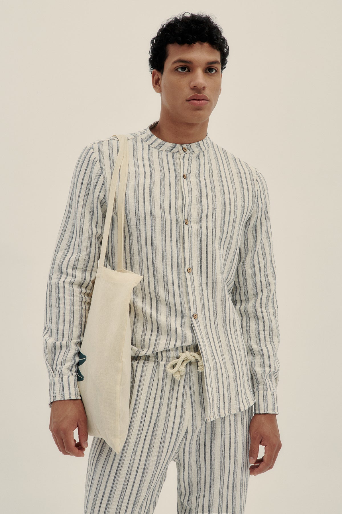 Pantalón Rayas Azul - Polonio