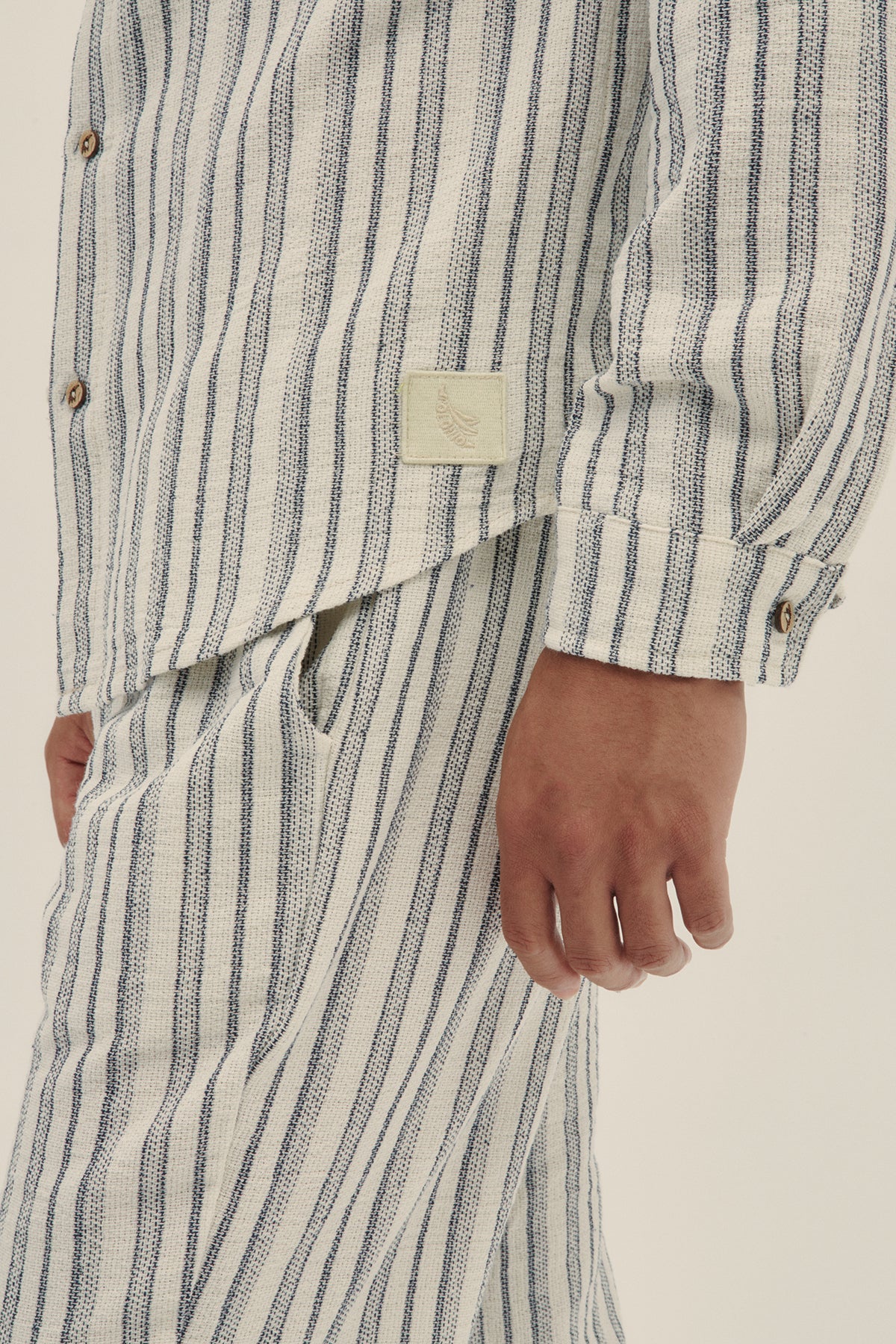 Pantalón Rayas Azul - Polonio
