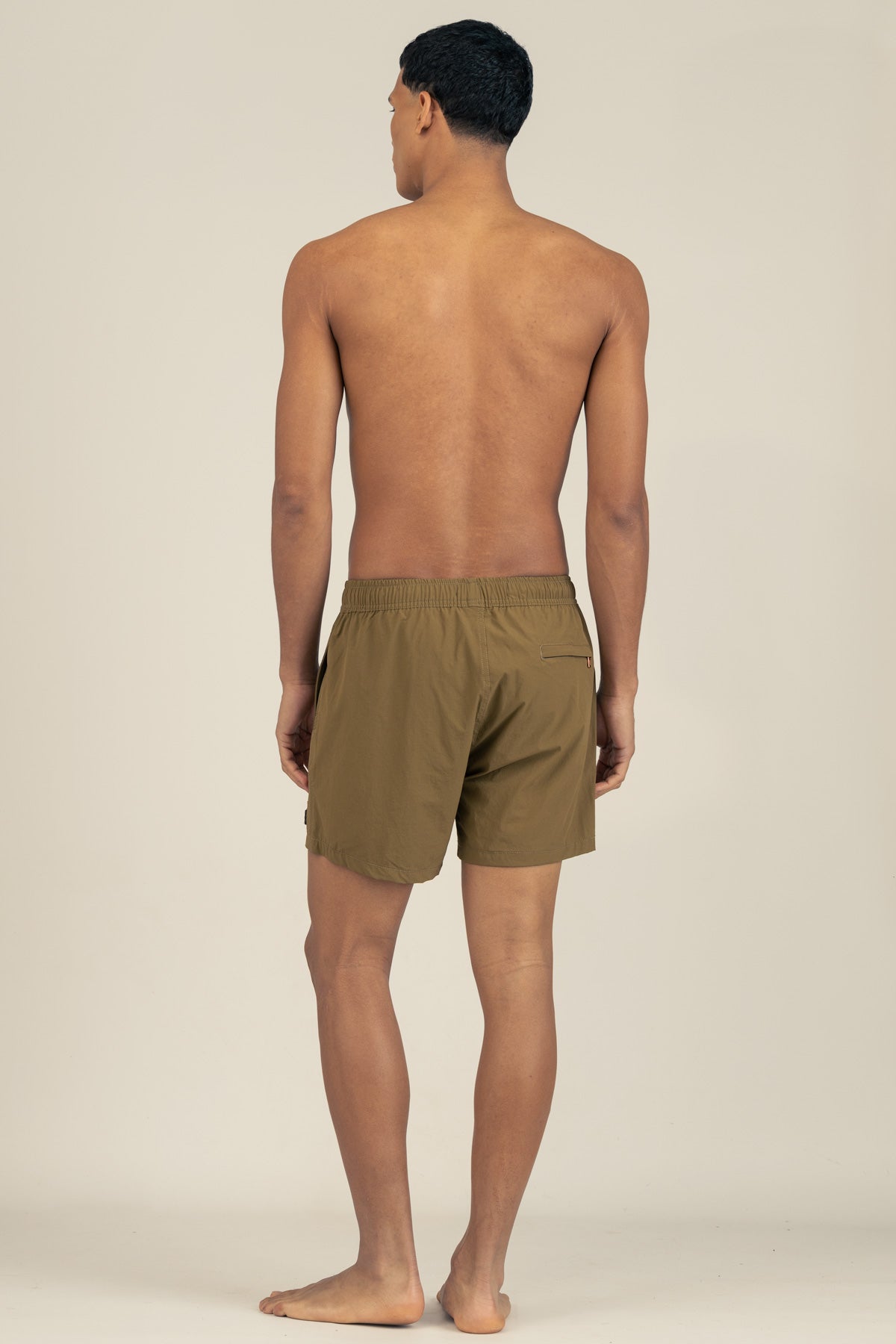 Short de Baño Classic Bordado Army - Polonio