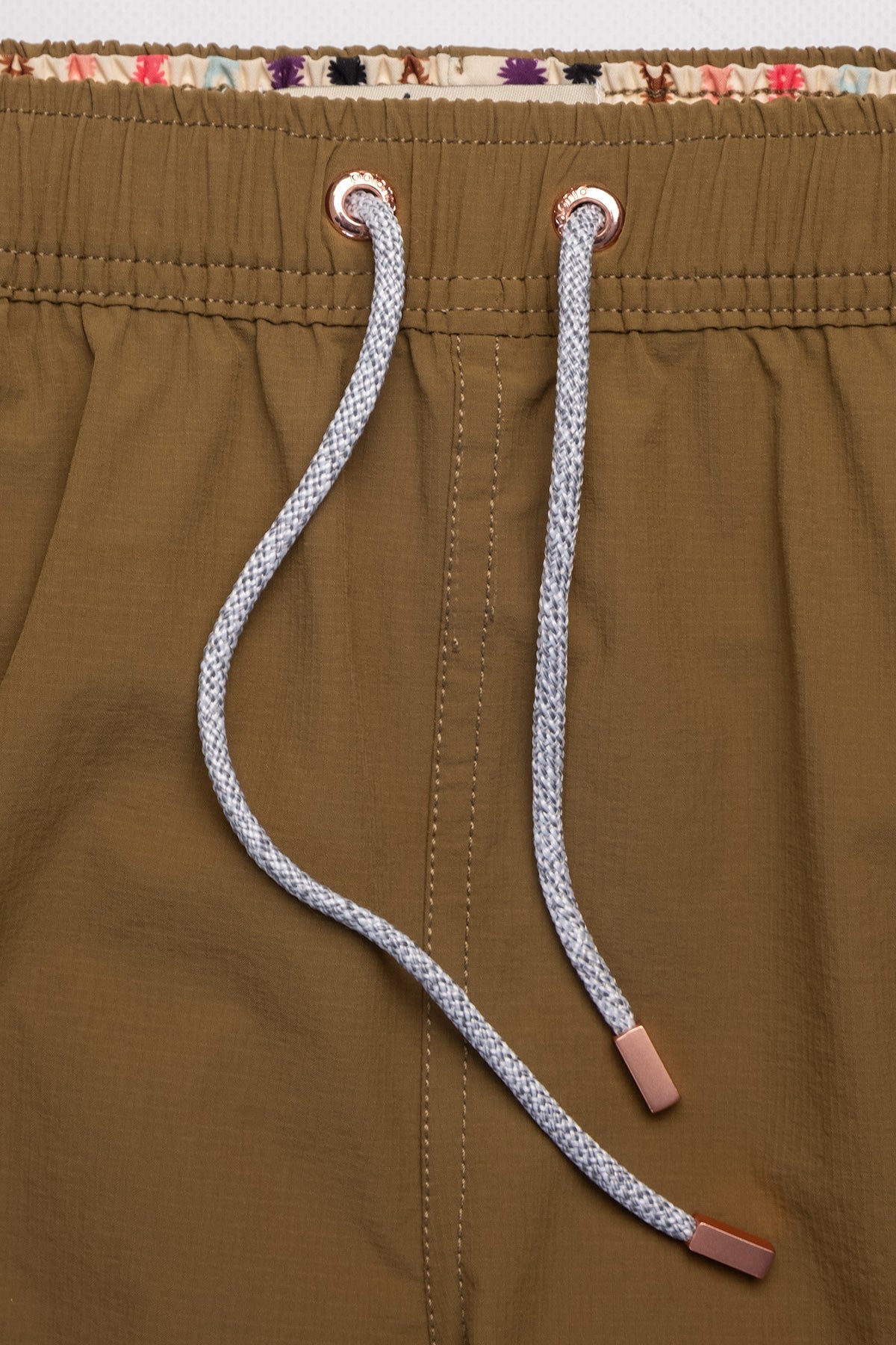 Short de Baño Classic Bordado Army - Polonio