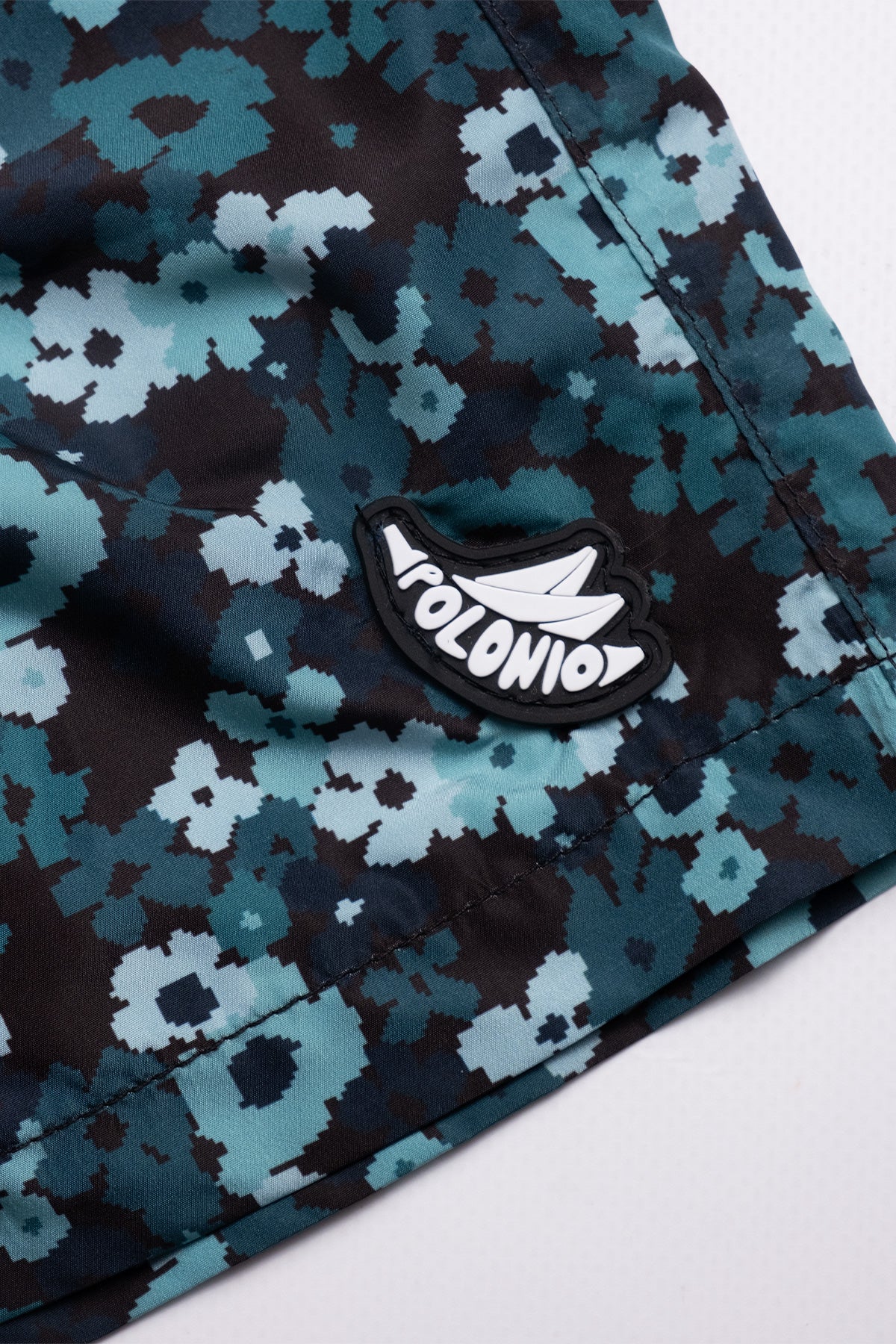 Short de Baño Runner Pixel Floral - Polonio