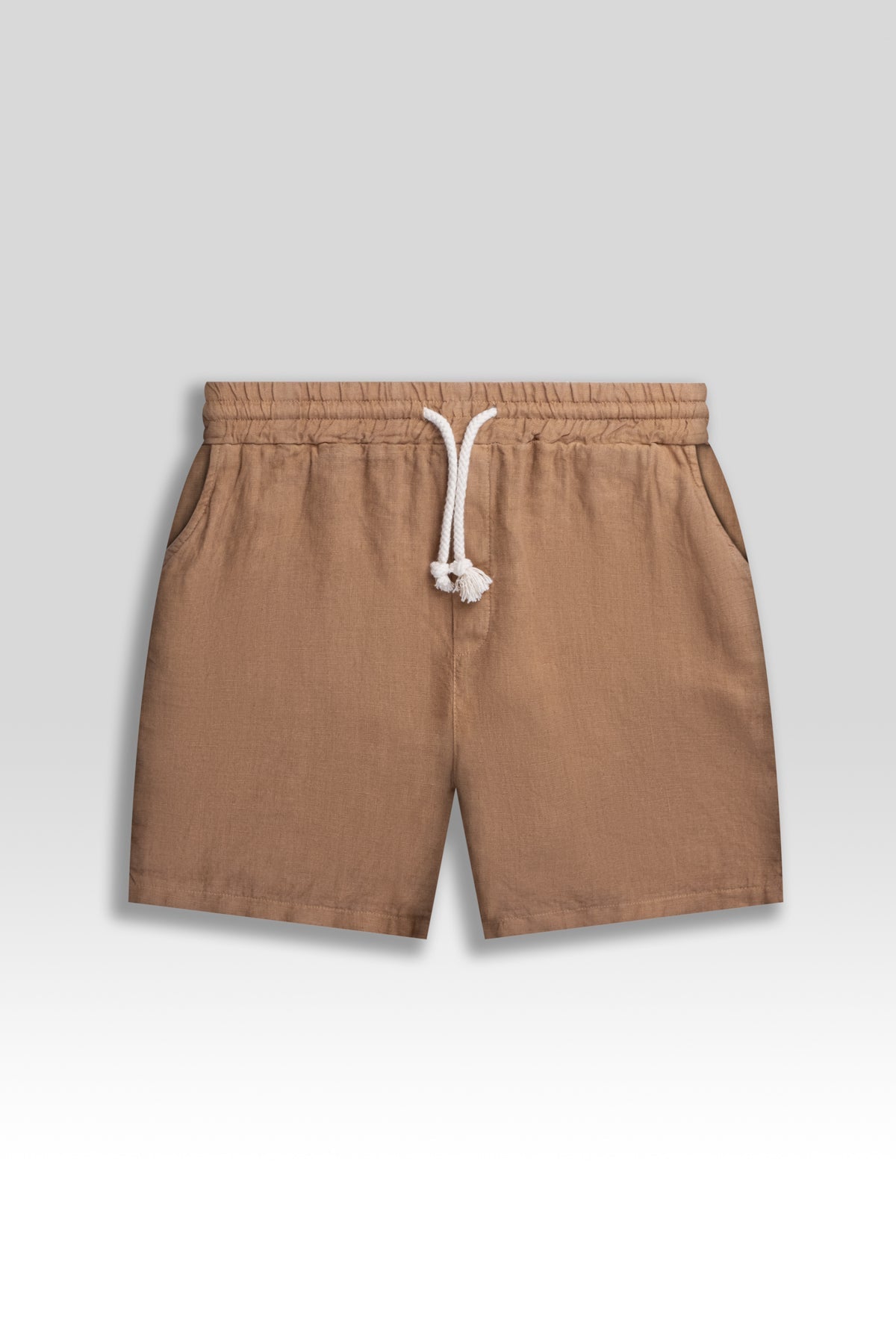 Short 100% Lino Premium Tabaco - Polonio