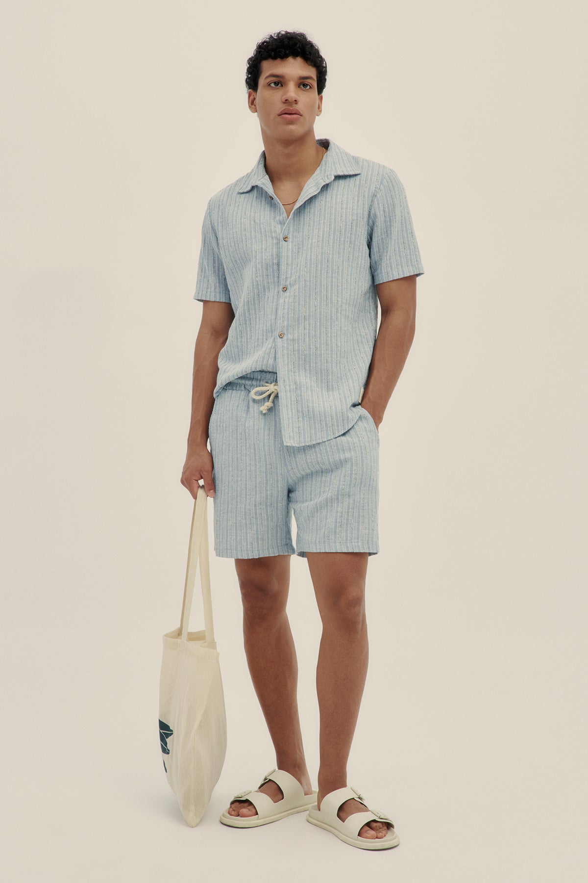 Short Tonal Azul - Polonio