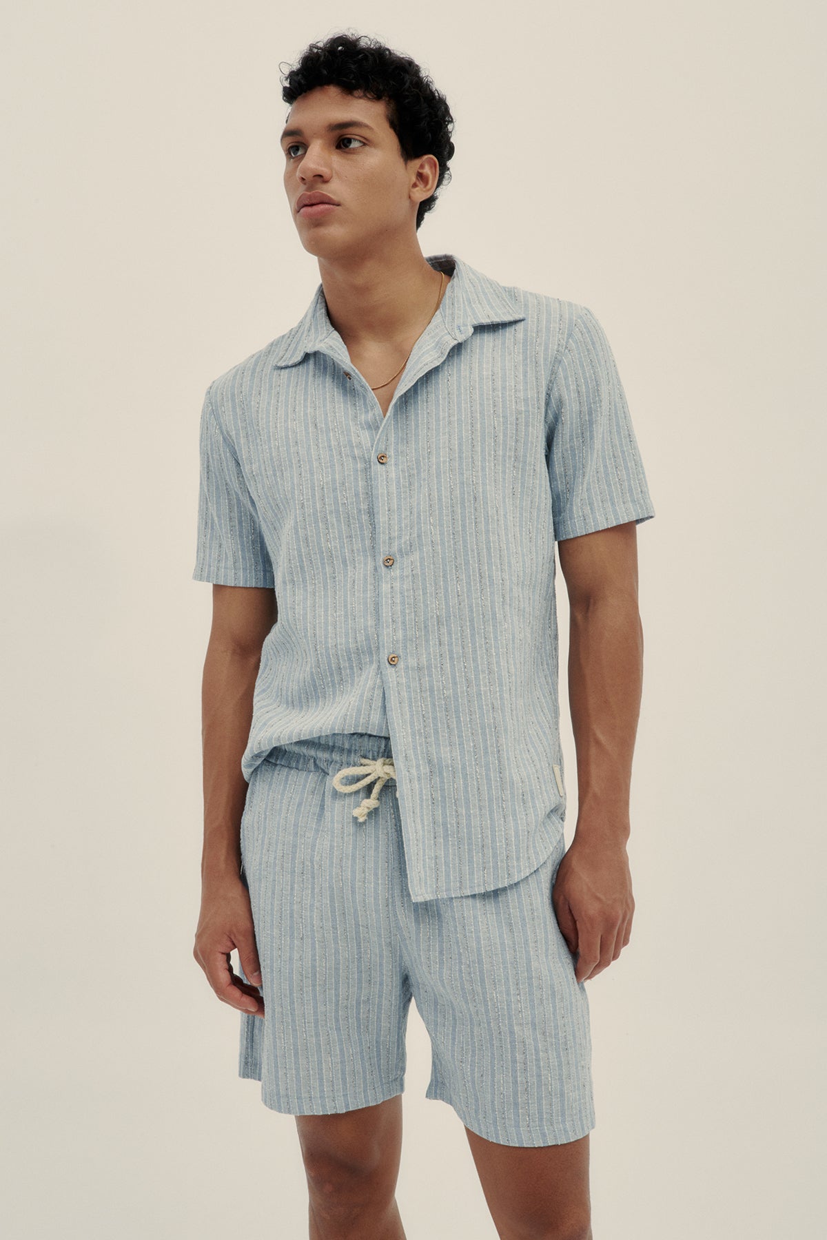 Short Tonal Azul - Polonio
