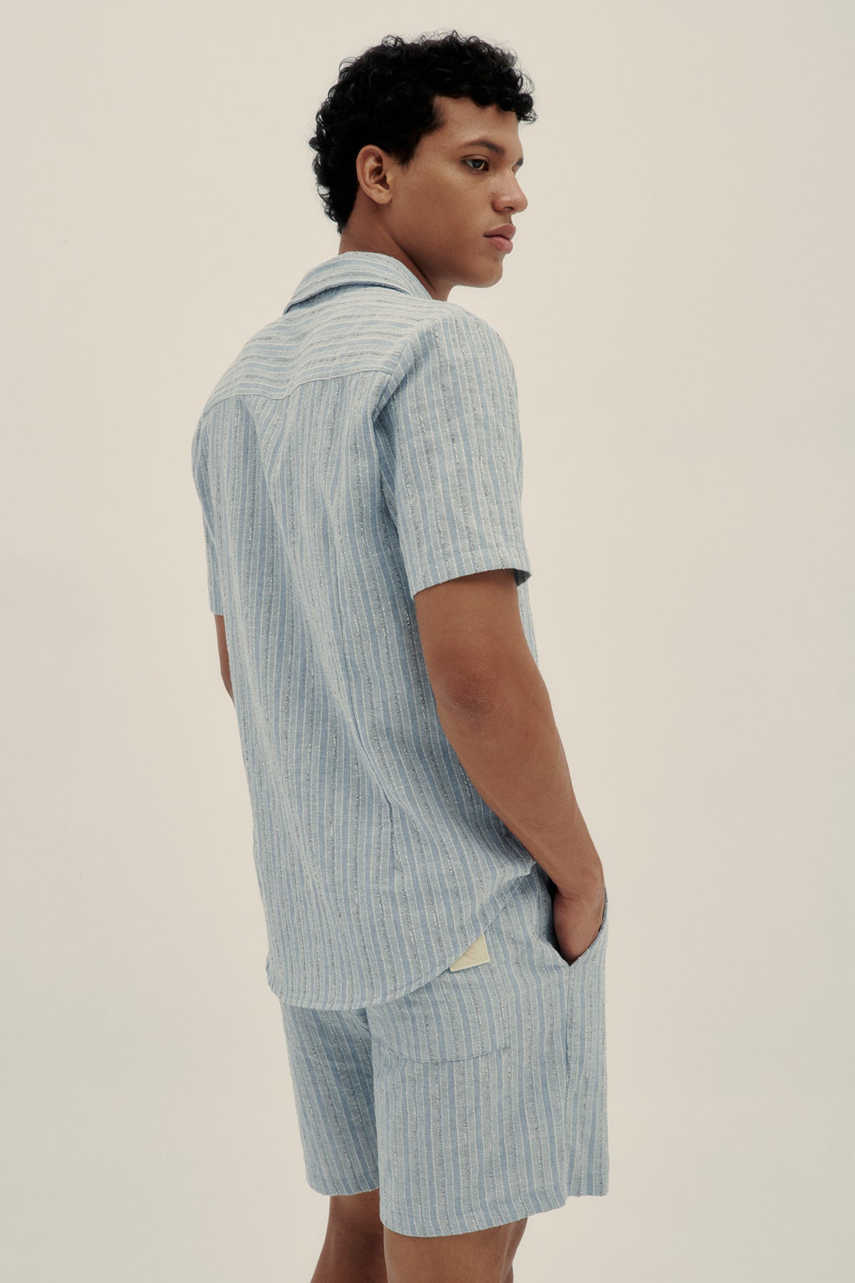 Short Tonal Azul - Polonio