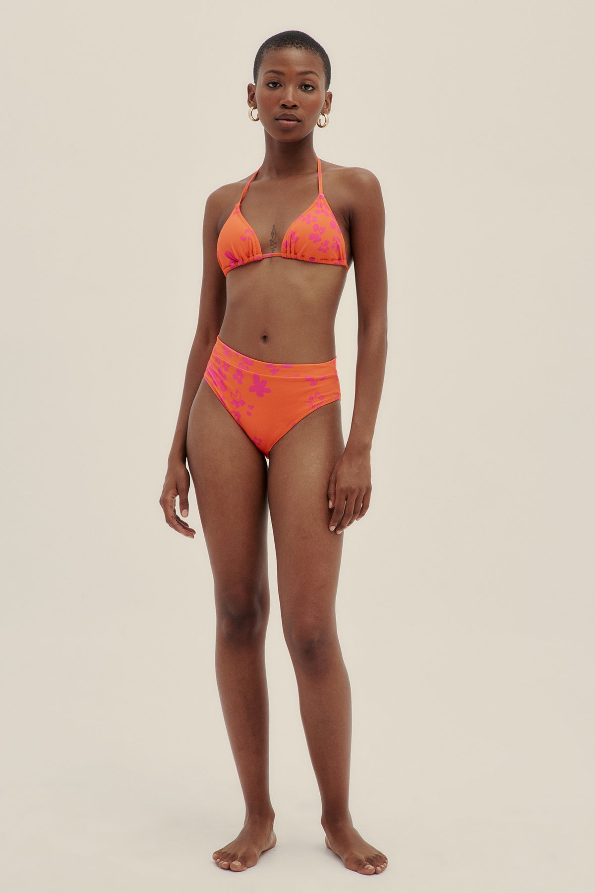Top Bikini Triángulo Blossom - Polonio