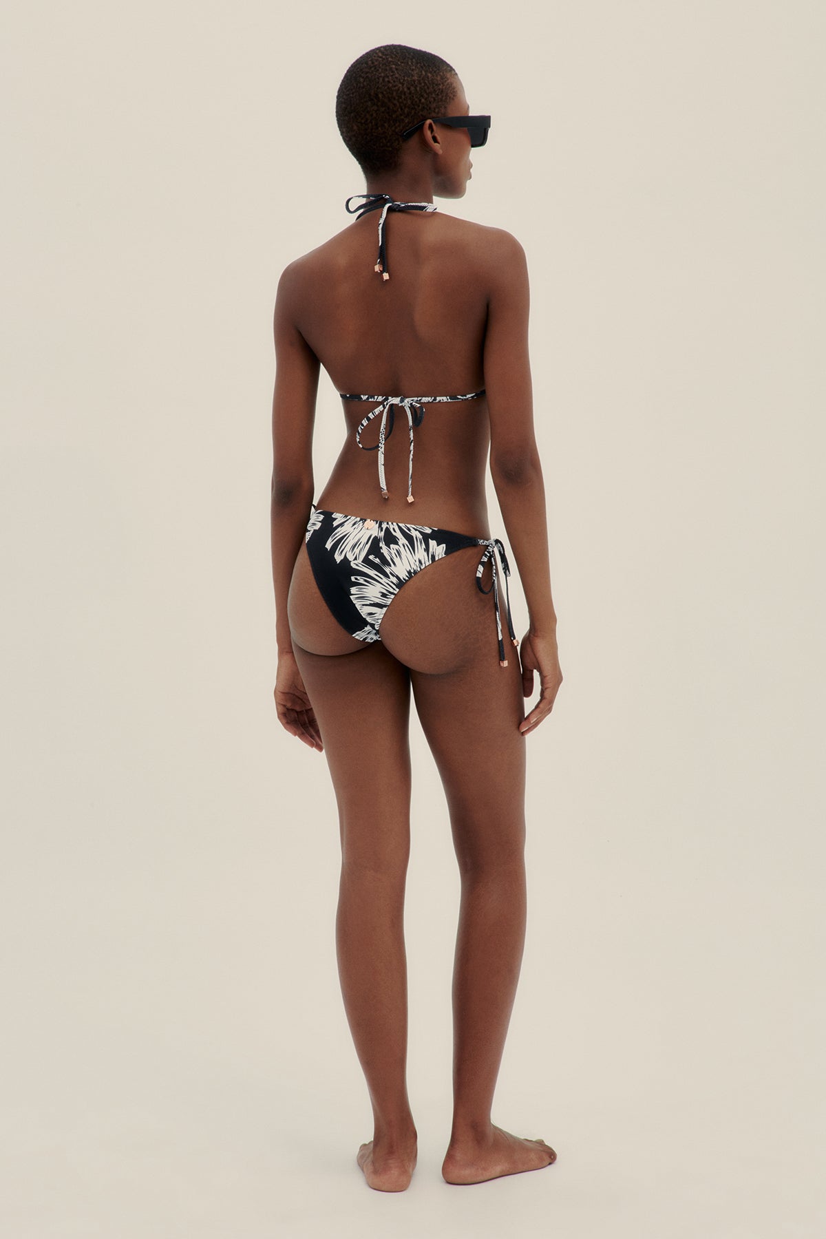 Top Bikini Triángulo Jelly Black - Polonio