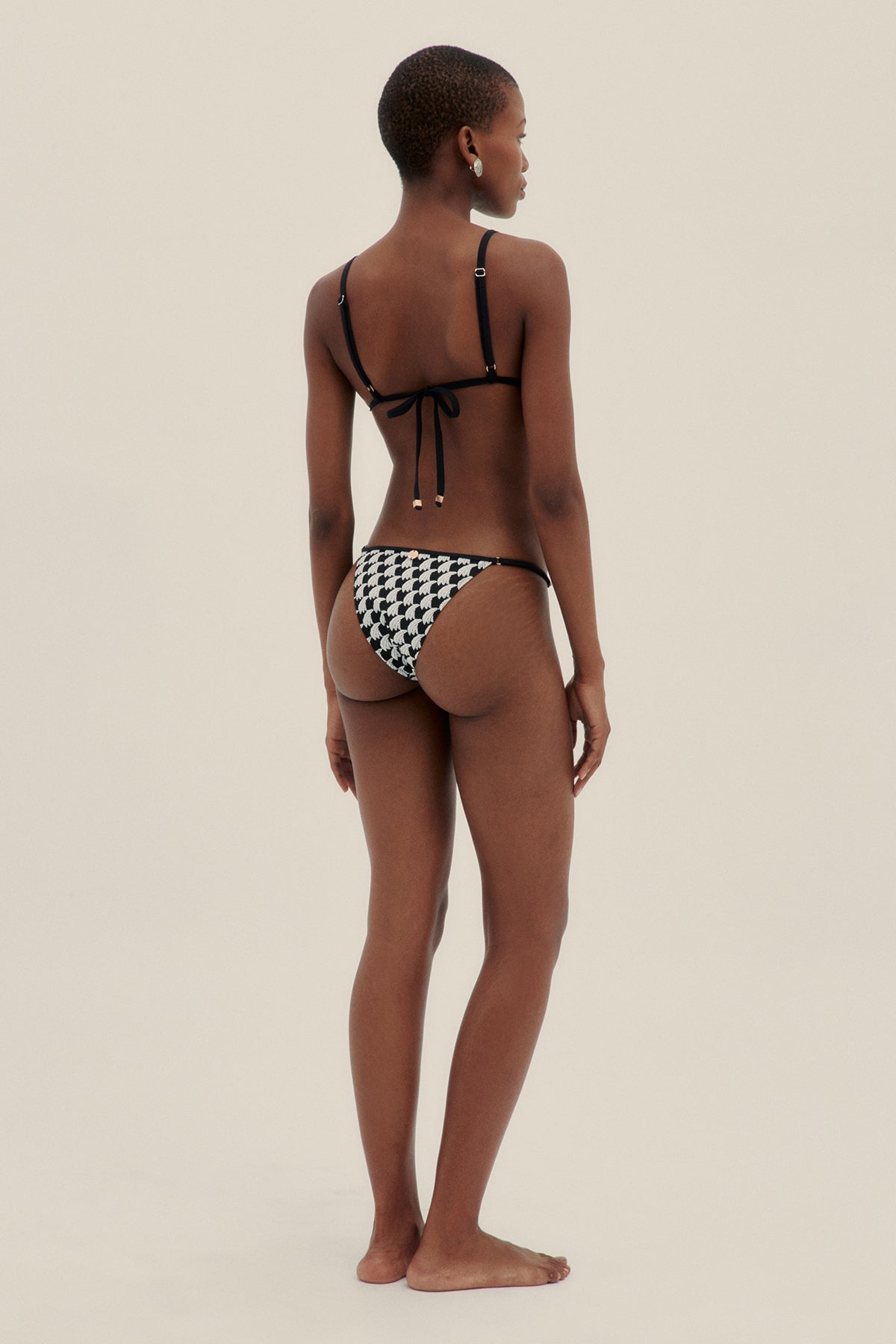 Top Bikini Vale Jacquard Banana - Polonio