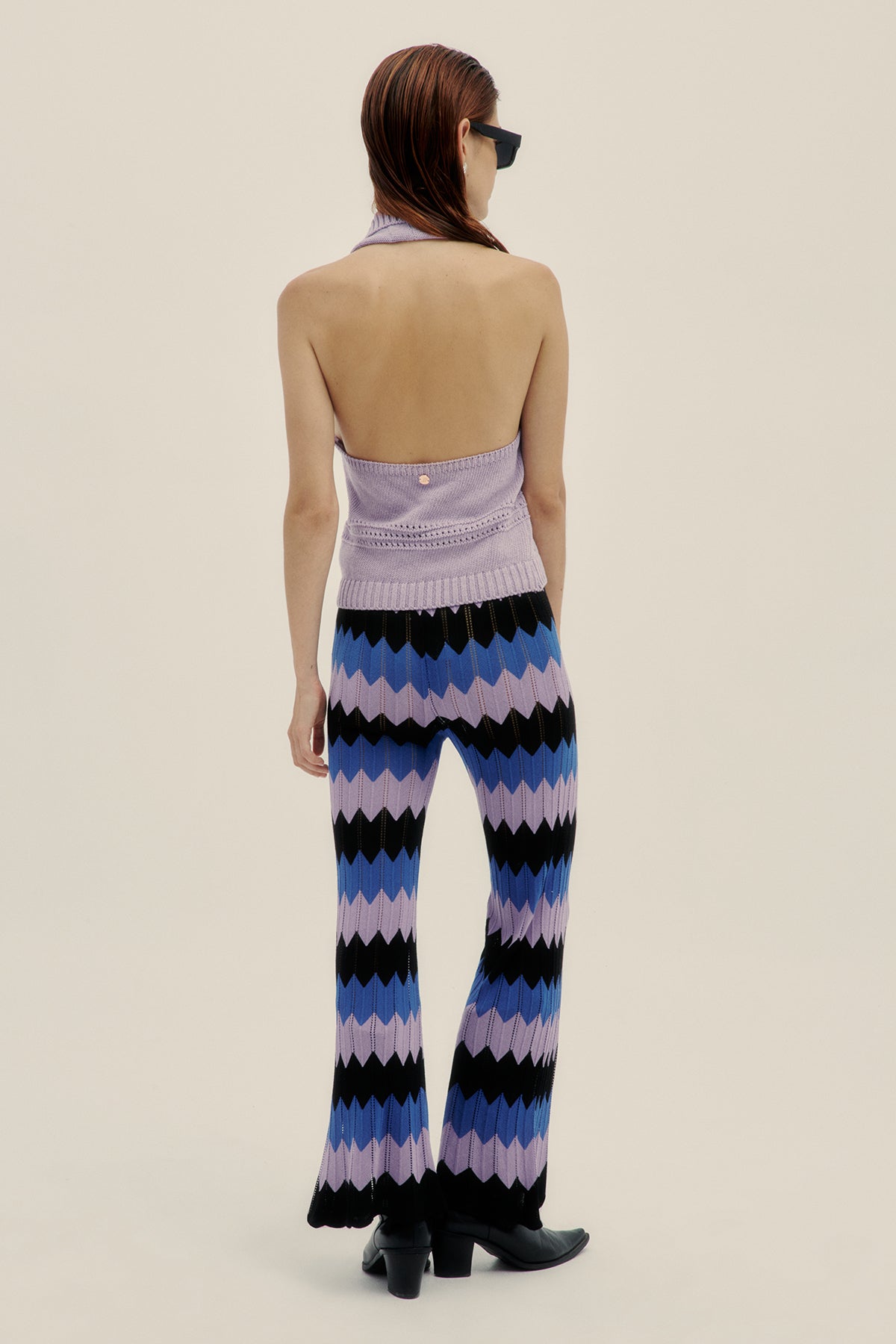 Top Halter Lila - Polonio