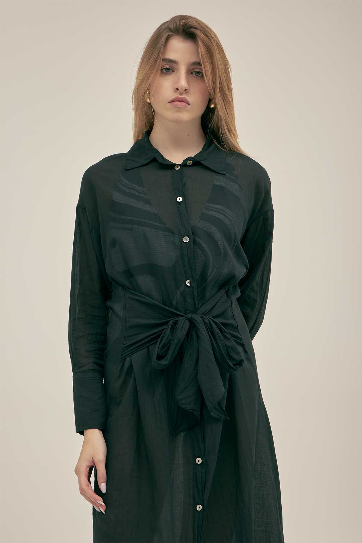 Vestido Ana Negro - Polonio