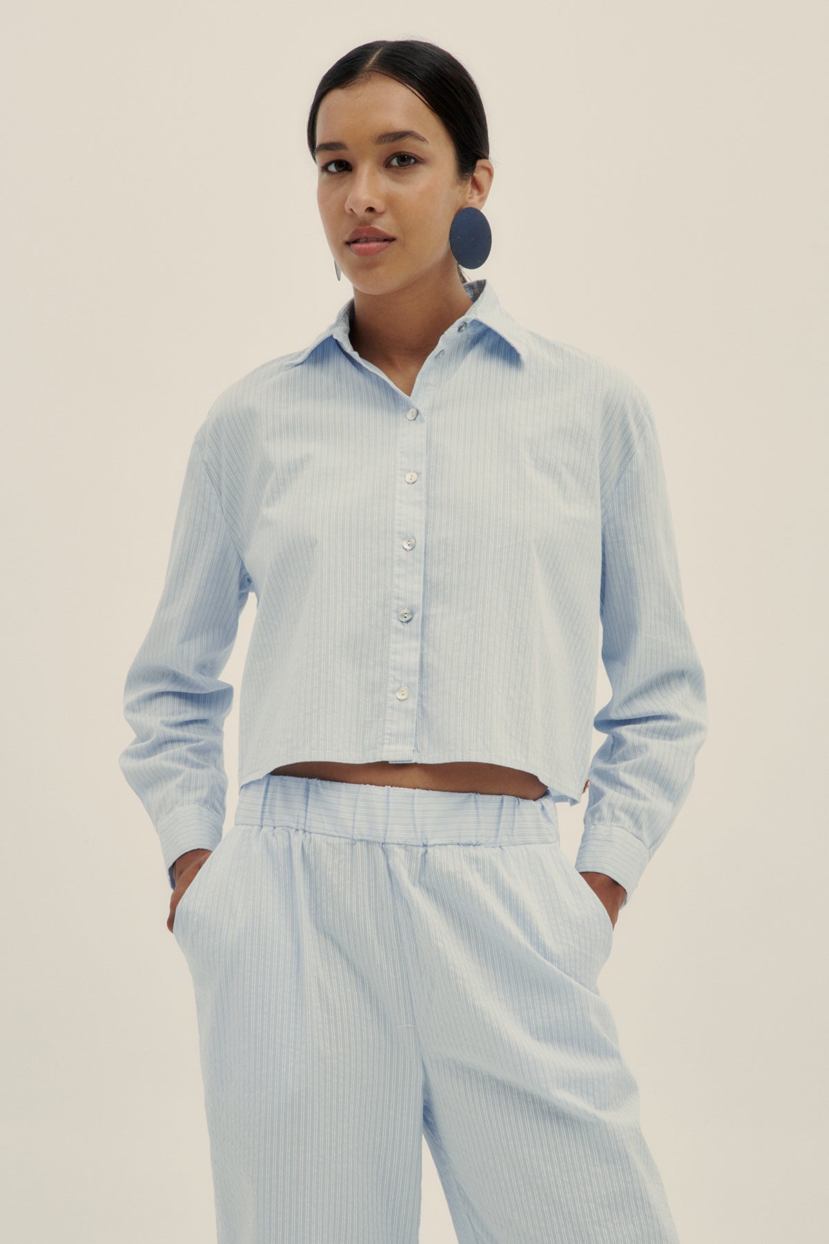 Camisa Manga Larga Pao Cielo - Polonio