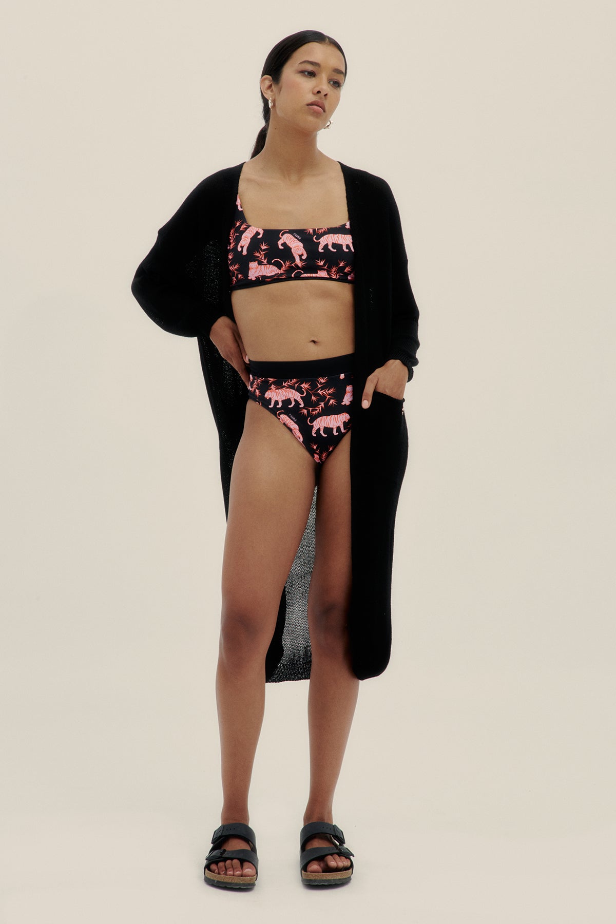 Cardigan Lu Negro - Polonio