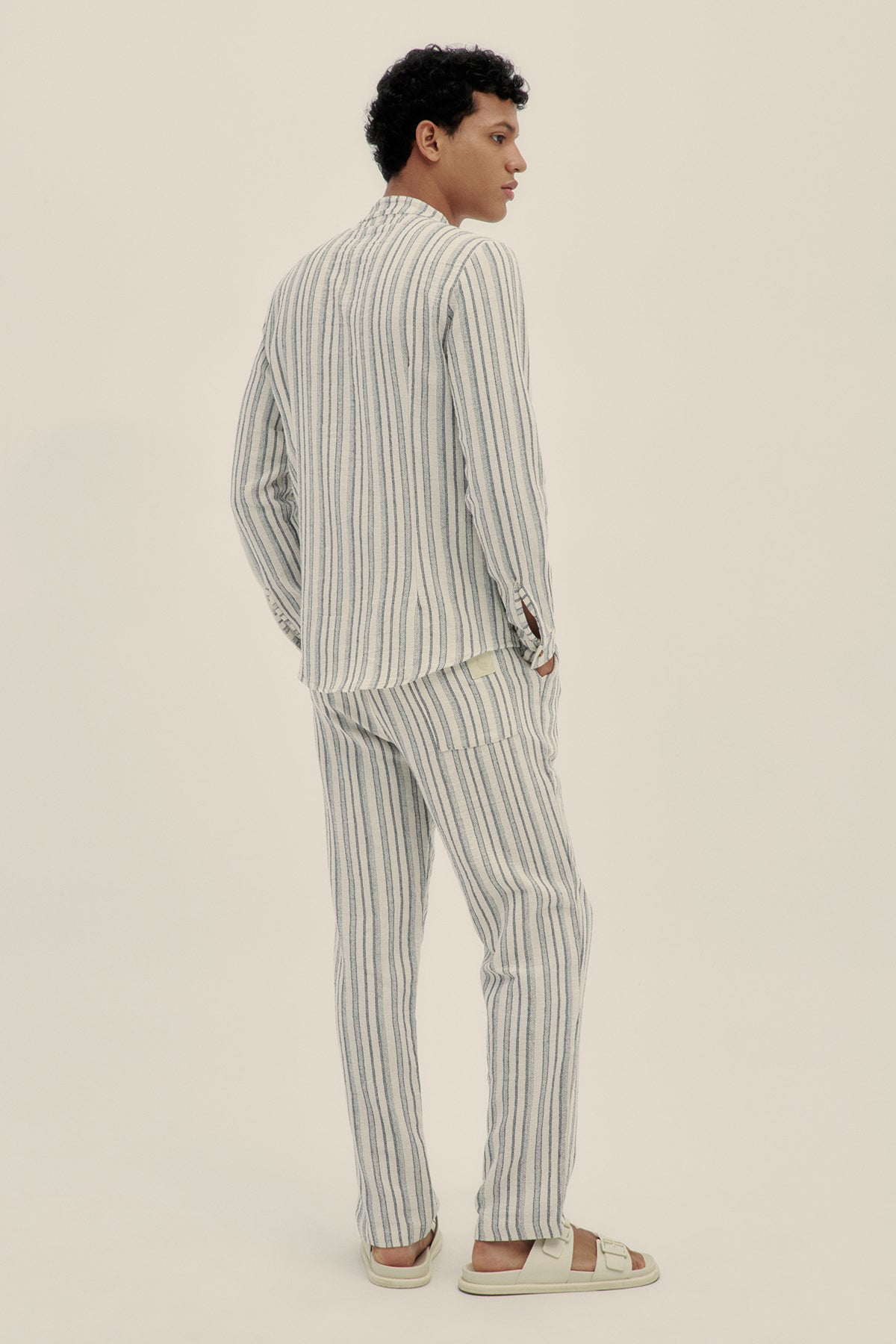 Pantalón Rayas Azul - Polonio
