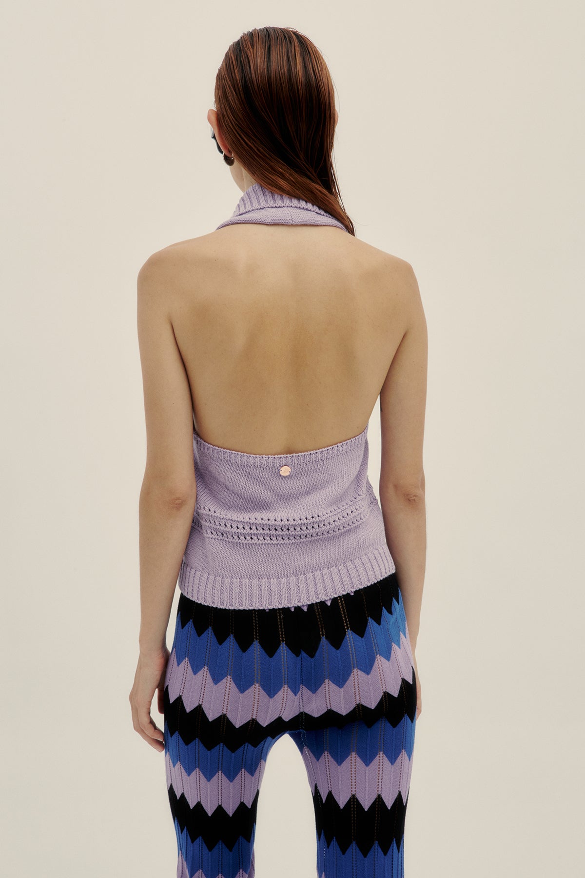 Top Halter Lila - Polonio
