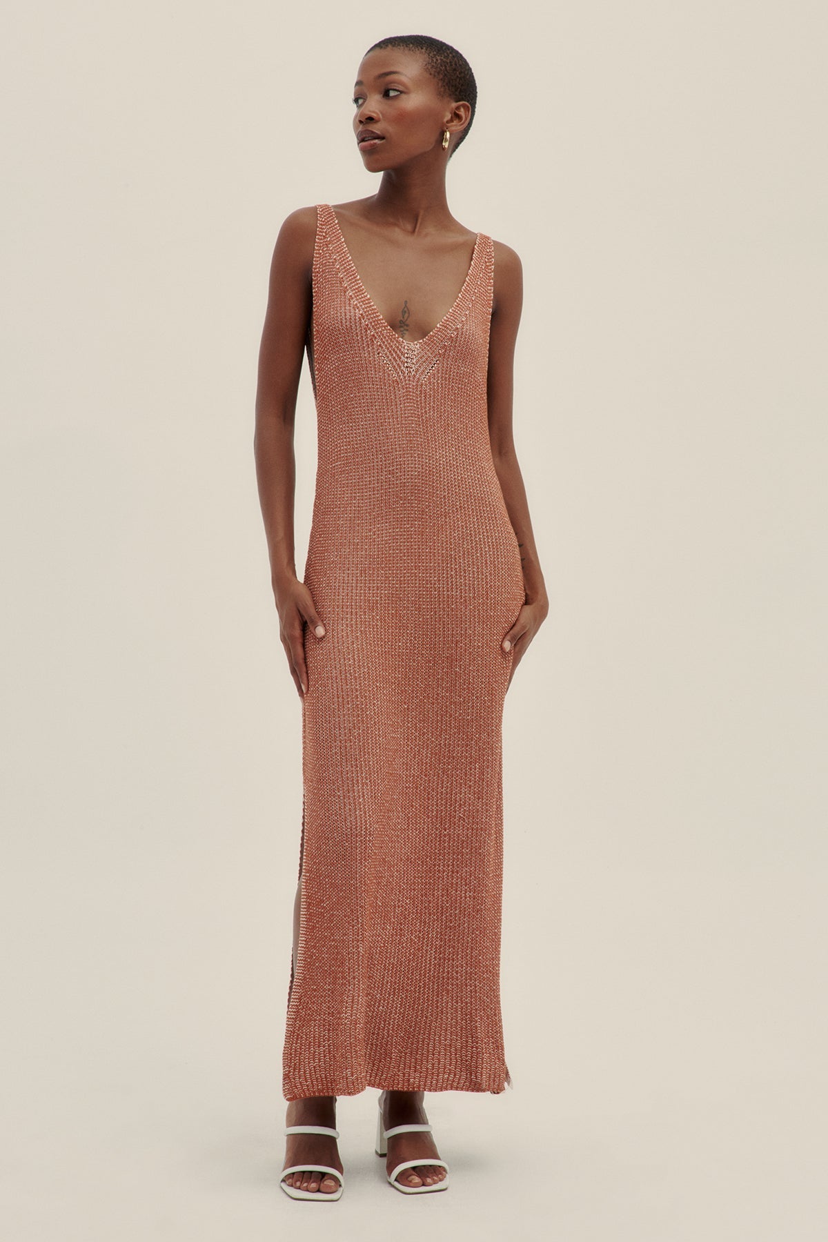 Vestido Eli Merlot - Polonio España